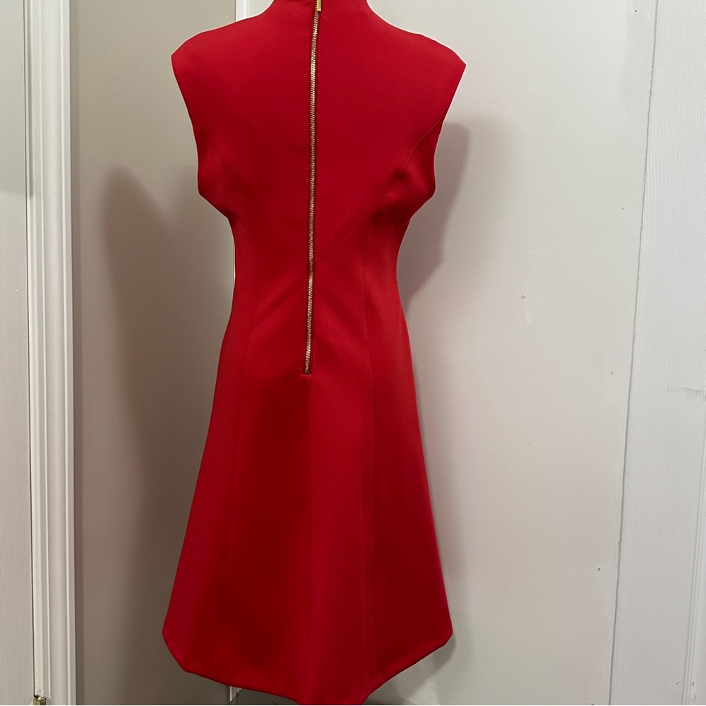 Spense Vibrant Red Midi Dress - Picture 2 of 10